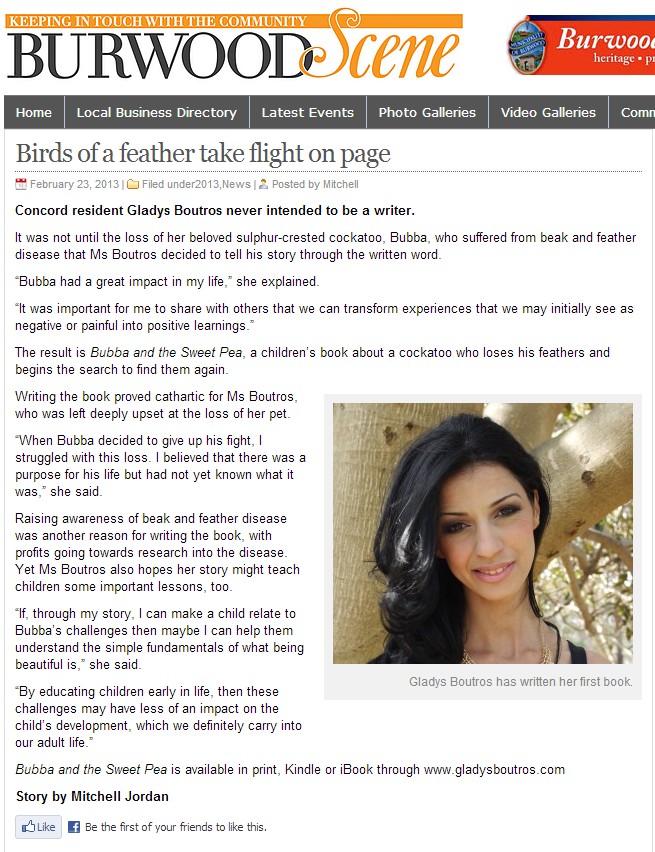 Burwood Scene feature on Gladys Boutros