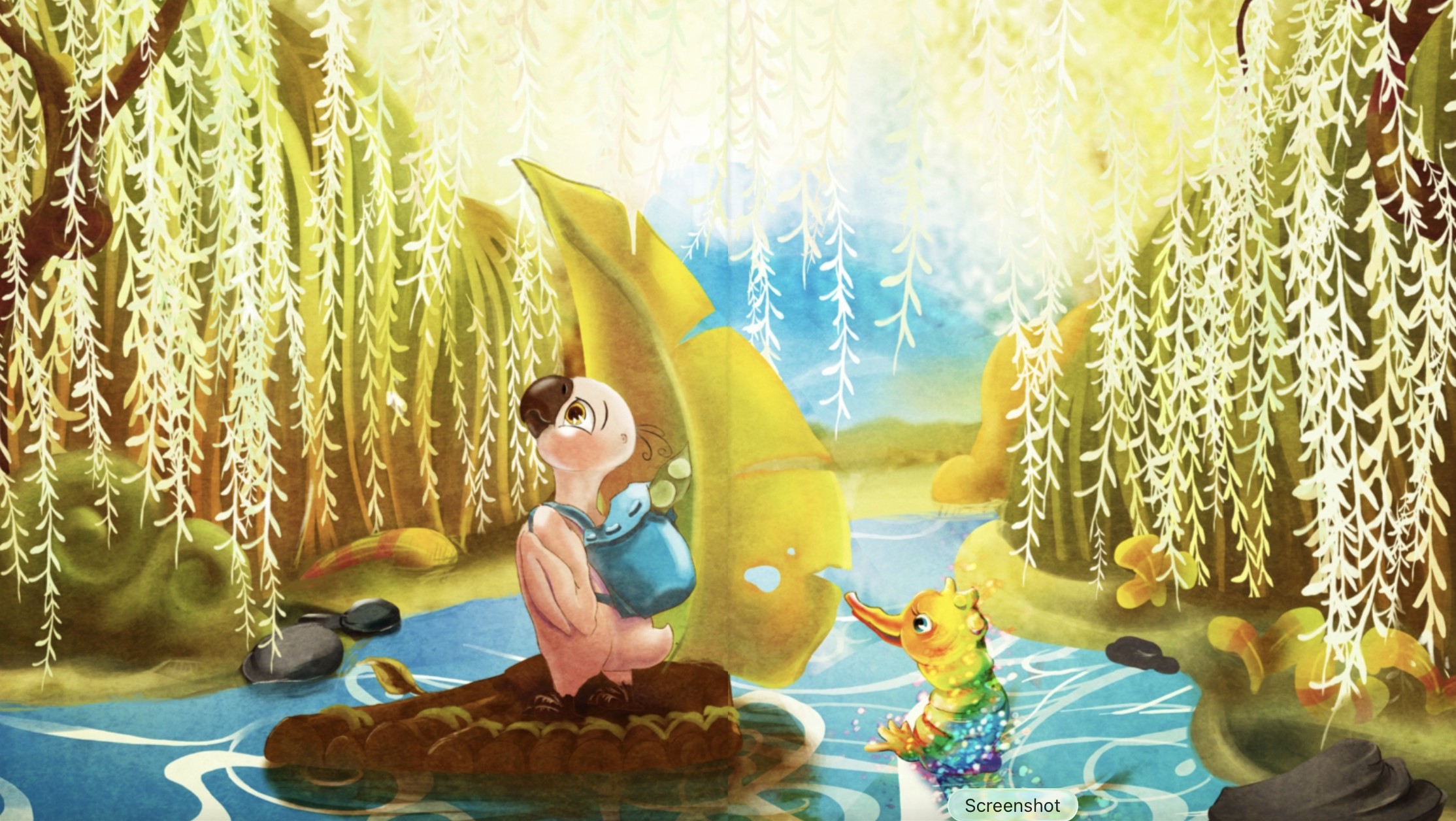 Illustration from Bubba and the Sweet Pea